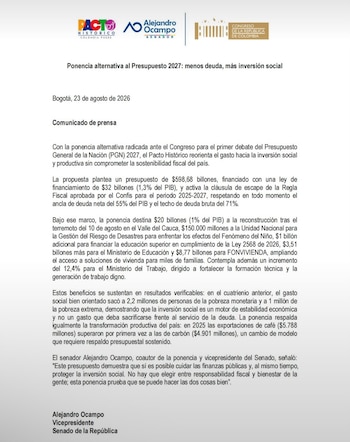 Pacto Histórico - crédito Pacto Histórico