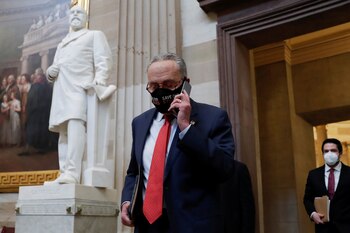 Chuck Schumer, líder demócrata en