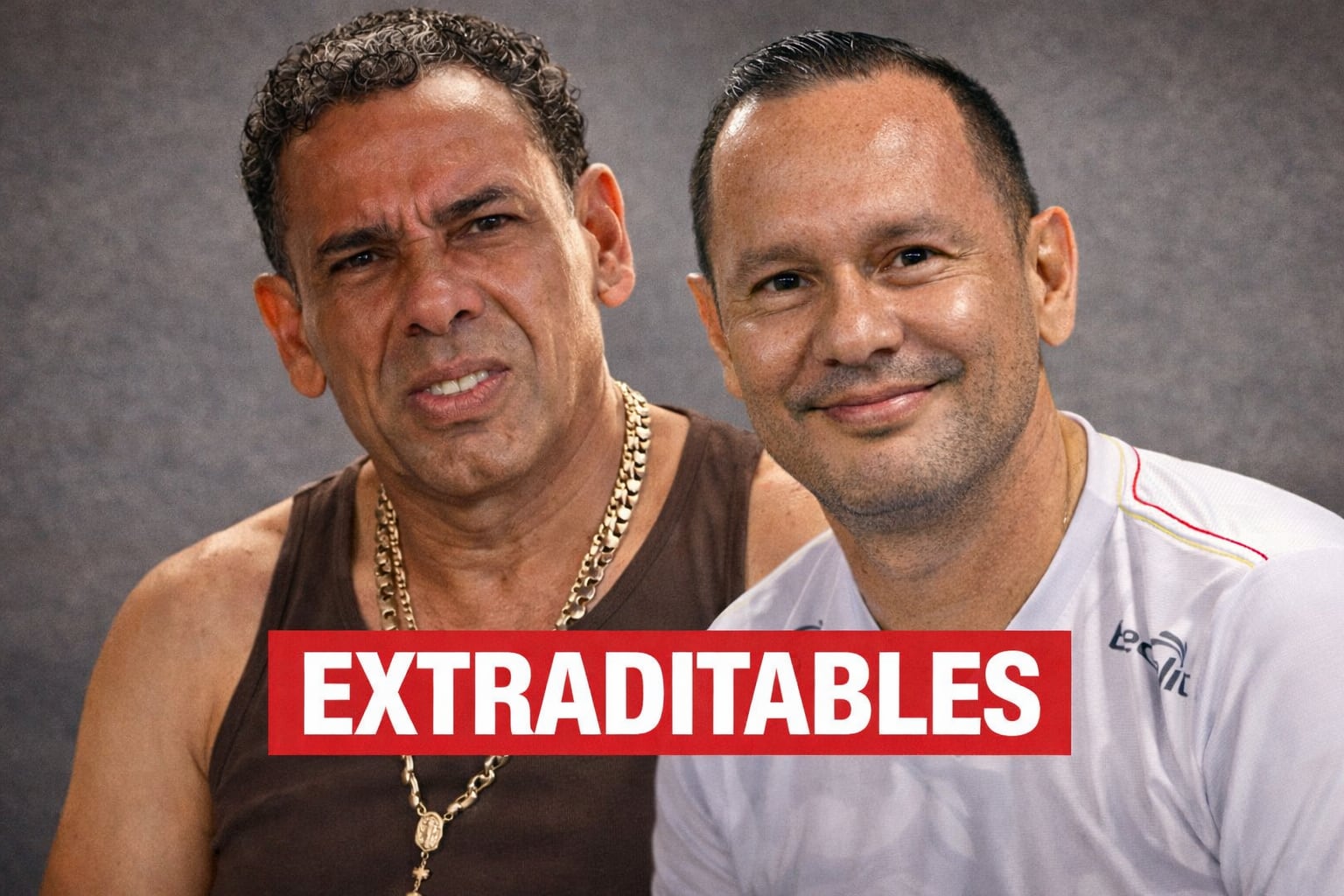 Celso Gamboa Sánchez y Alejandro López Vega, alias “Pecho Rata”, podrían convertirse en los primeros costarricenses extraditados a Estados Unidos tras la aprobación de la reforma constitucional. Fuente: Imagen realizada con IA