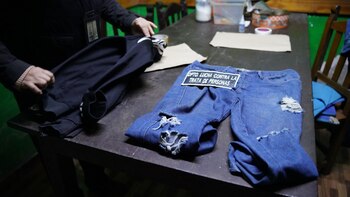 La ropa secuestrada en los