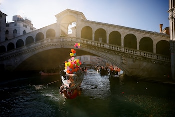 La edición 2024 del Carnaval de Venecia está dedicada a Marco Polo y lleva por título "Ad Oriente"'