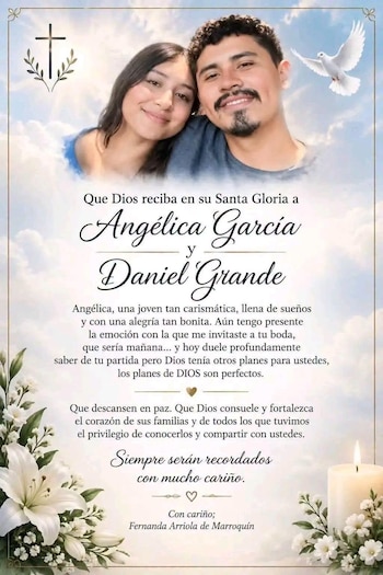 Un accidente múltiple en la ruta a Masagua, Escuintla, convirtió en tragedia la boda de Angélica García y Daniel Enrique Grande Bran en Guatemala.