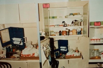 La policía halló varios tipos