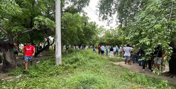 Varias personas hicieron presencia en