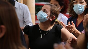 Karen Balmaceda, una de las