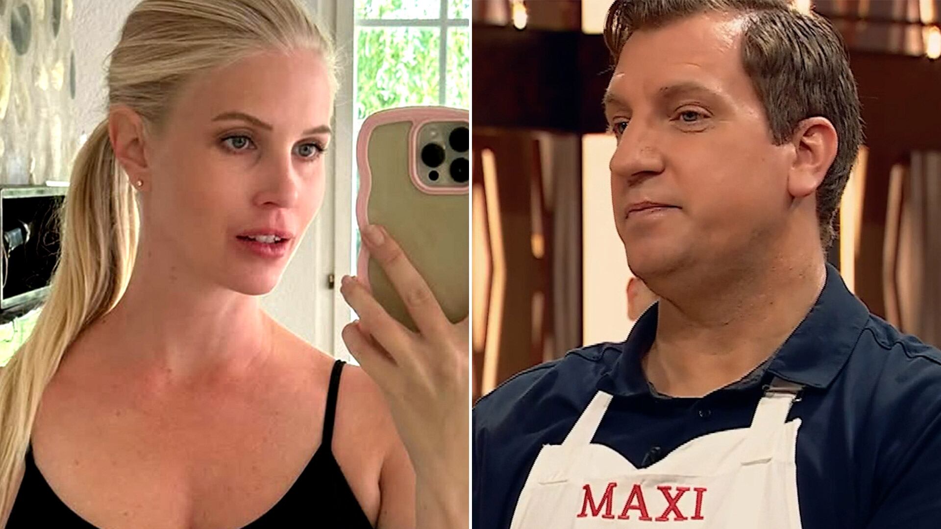 El intercambio romántico de mensajes entre Maxi López y Daniela Christiansson a la distancia (Instagram)