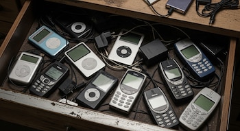 Diversos aparatos electrónicos considerados obsoletos