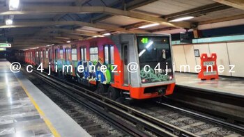 Presunto grafitero del Metro de