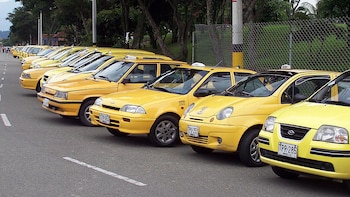 Gremio de taxistas en Cali