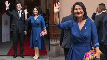 Keiko Fujimori asume la presidencia del Perú: este fue el look con el que inició sus actividades protocolares
