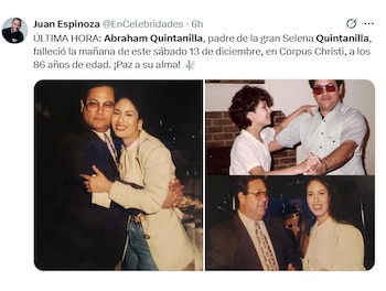 Murió Abraham Quintanilla, padre de
