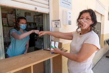 Mabel Velázquez retira el aceite