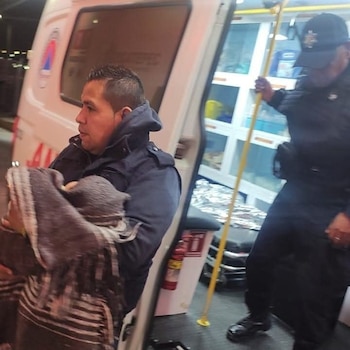 El preocupado padre tuvo que