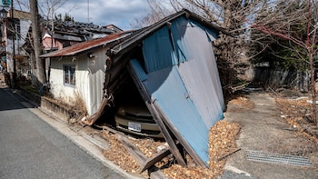 Una casa abandonada en la