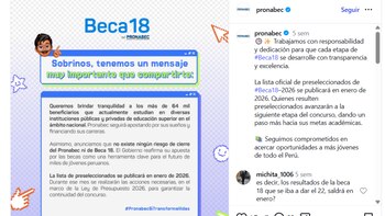 Retraso en resultados de Beca