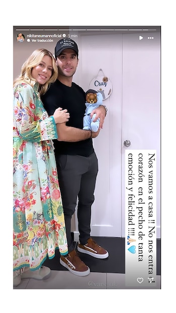 Nicole Neumann junto a Manu