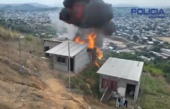 La Policía ejecutó la operación en Nueva Prosperina, un barrio del noroeste de Guayaquil.