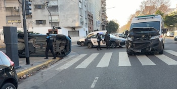 Accidente en MERCEDES E/ AV GAONA