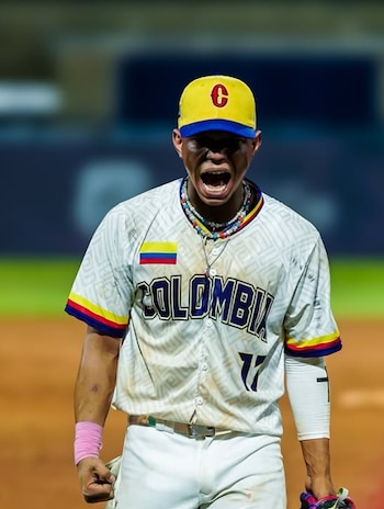 En su partido más reciente, Colombia brilló con una victoria 9-4 frente a Sudáfrica - crédito @yahiracuna/Instagram