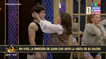 El reencuentro de Juanicar con su madre en Gran Hermano ocurrió después de cuatro meses de aislamiento y generó una fuerte emoción en la casa
