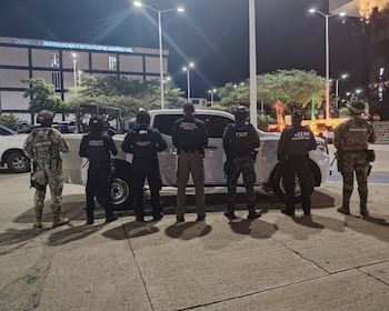 También fue asegurada la camioneta