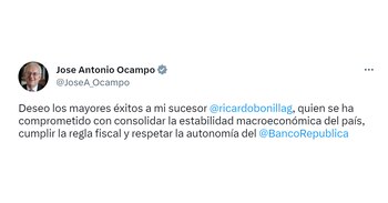 A través de una publicación