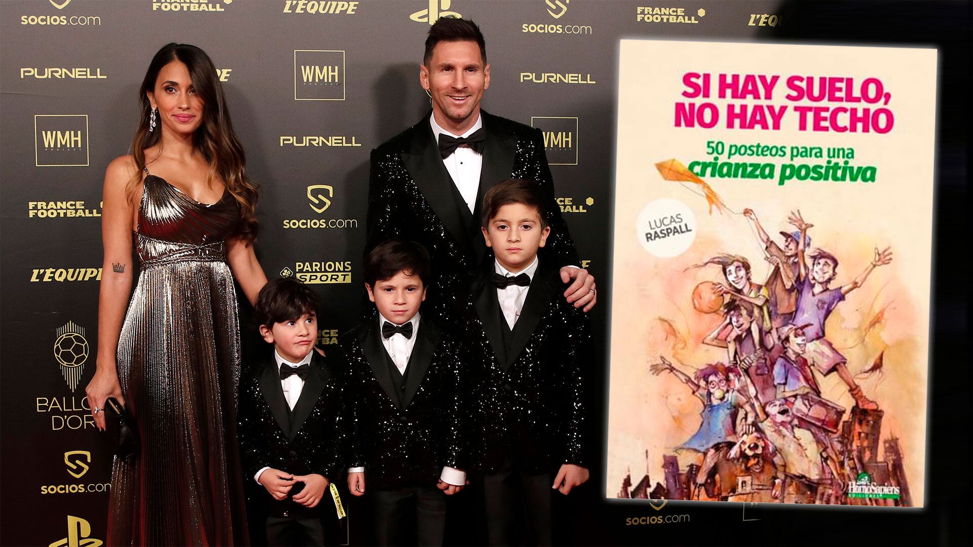 Se supo que Antonela utilizó la guía del libro del rosarino Lucas Raspall para que la ayudara en la crianza de sus hijos