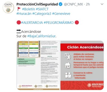 Decretaron riesgo máximo para las