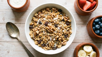 Receta de granola casera, rápida y fácil