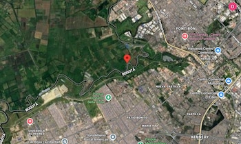 La ubicación del hallazgo, entre zonas urbanas e industriales de Kennedy y Mosquera, facilita el ocultamiento del dispositivo y plantea riesgos estratégicos - crédito Google Maps