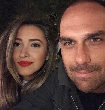 Eduardo Bolsonaro y Heloisa Bolsonaro
