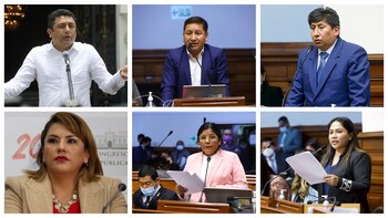 Congresistas que están en la