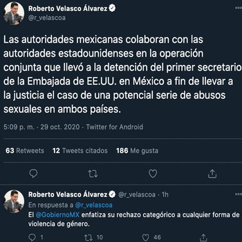 Roberto Velasco informó que el