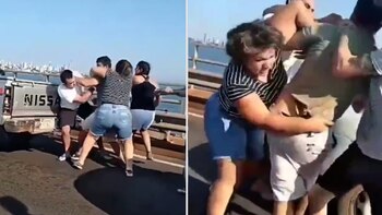 Misiones: demoras en el puente