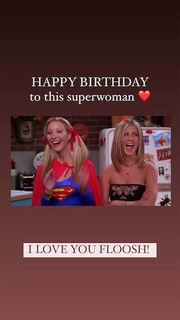 Jennifer Aniston le dedicó a