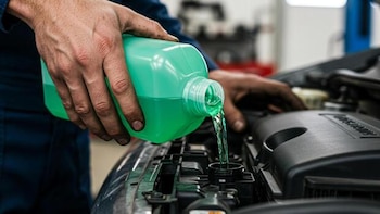 El anticongelante deteriorado puede favorecer un aumento de la temperatura del motor.