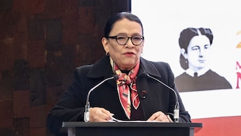 Rosa Icela Rodríguez reiteró la disposición del Gobierno federal al diálogo con los transportistas. (Foto: x/@rosaicela_)