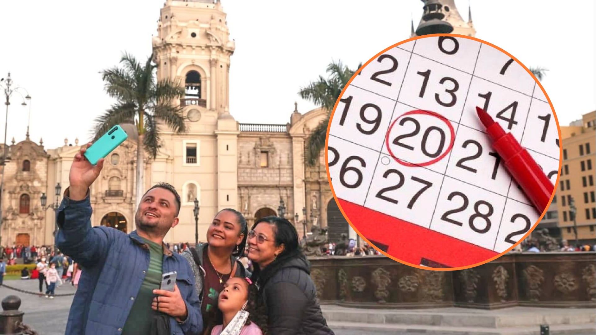 Un nuevo feriado podría ser aprobado para 2026. - Crédito Composición Infobae/Andina