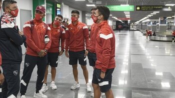 Una parte de la delegación