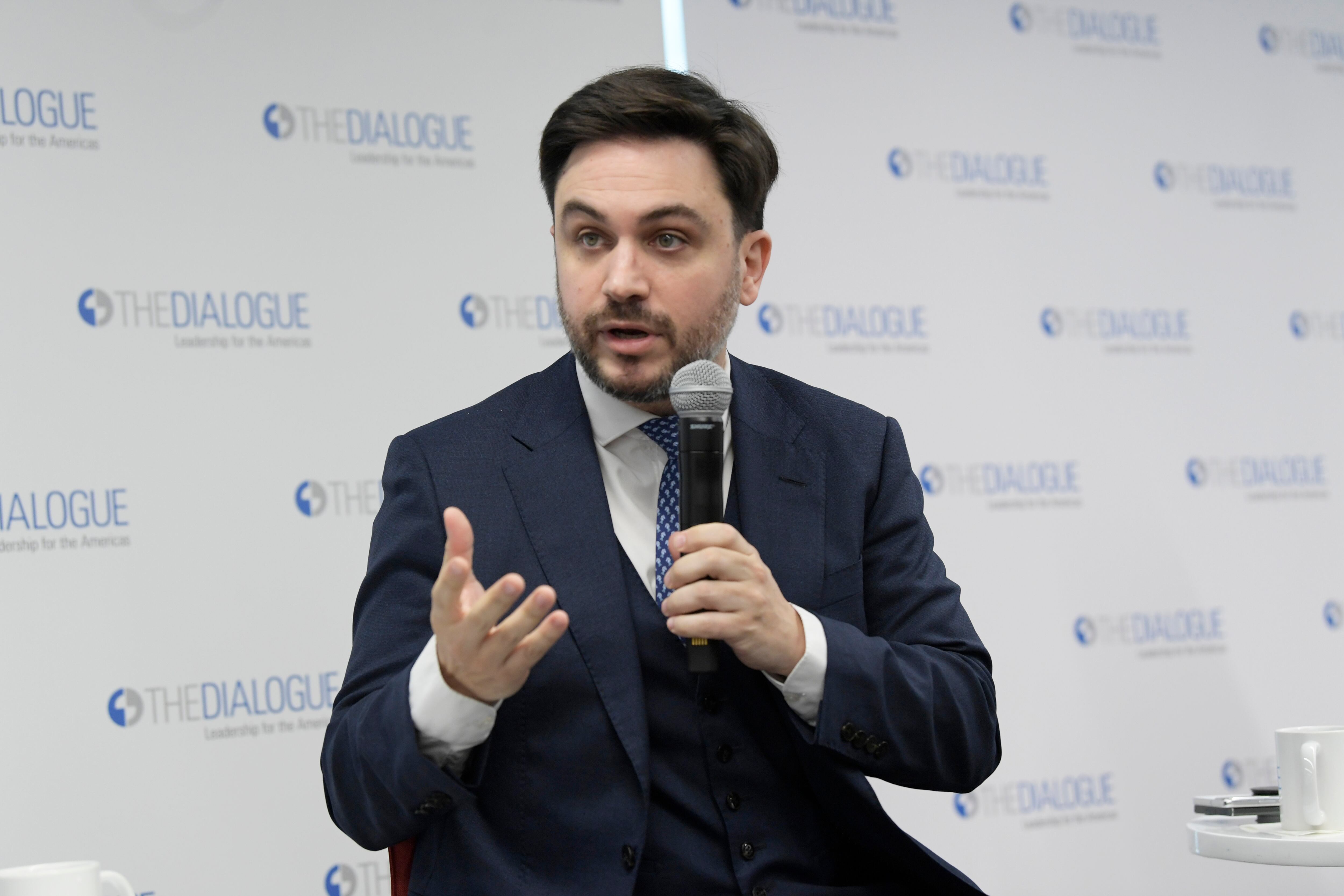 Ramiro Marra, el candidato que puede quitarle votos a La Libertad Avanza (Foto EFE/Lenin Nolly