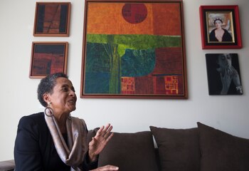 Susana Baca en su casa