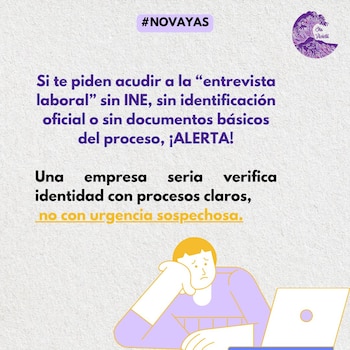Ola Violeta compartió una serie de recomendaciones para no caer en engaños. (Crédito: X | @OlaVioletaAC)