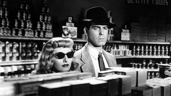 Barbara Stanwyck y Fred MacMurray