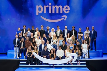 Protagonistas de las novedades de Prime Video, entre los que se encuentran Mario Casas, Ester Expósito, Hugo Silva y otros muchos. (PRIME VIDEO).