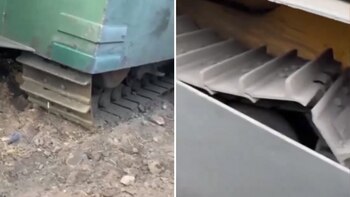 Vista de las orugas implementadas