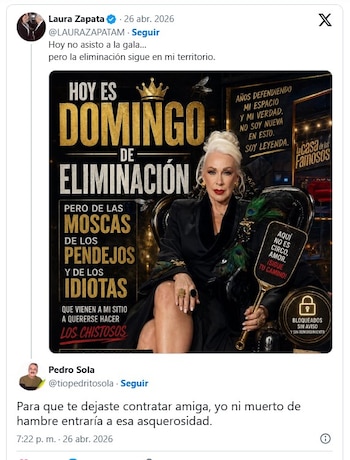 Laura Zapata defiende su participación en el reality y califica la experiencia como positiva pese a las críticas externas (X)