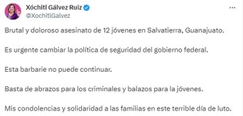La precandidata presidencial criticó la