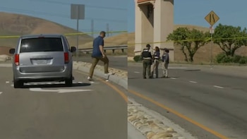 ICE confirma que salvadoreño intentó arrollar a agentes y terminó herido en California