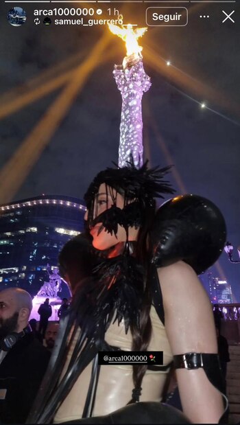 El show de Arca destacó por su originalidad (Ig/arca1000000)