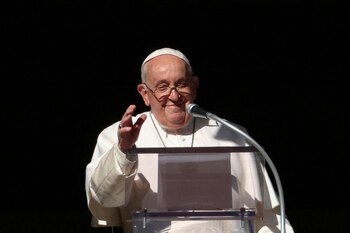 El papa Francisco liderando